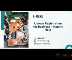 Udyam Registration for Business – Instant Help