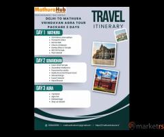 Delhi Mathura Vrindavan Agra Tour Package 3 Day at Best Price